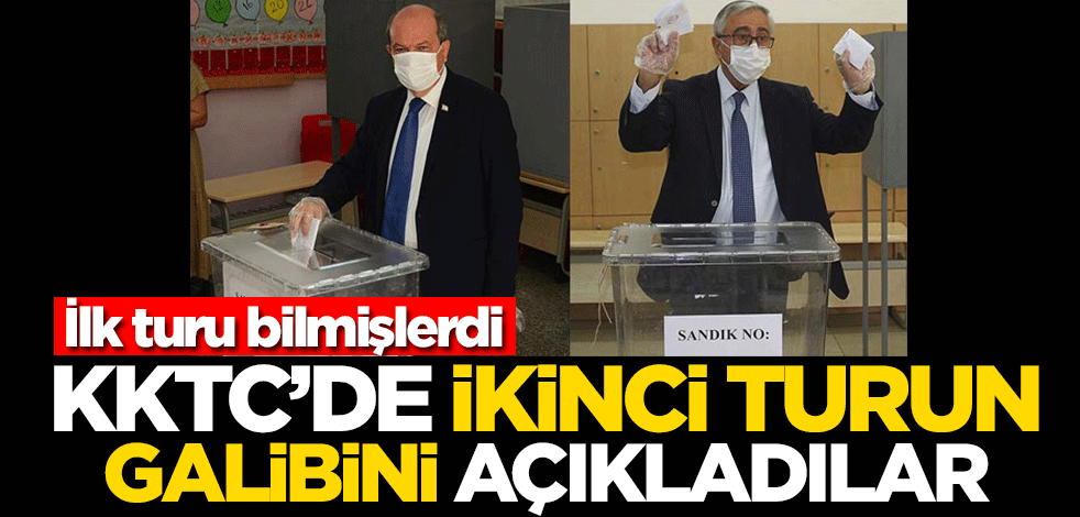 KKTC'de ikinci turun galibini açıkladılar