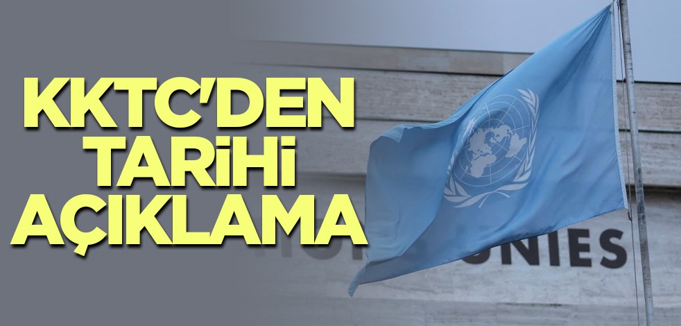 KKTC'den tarihi açıklama