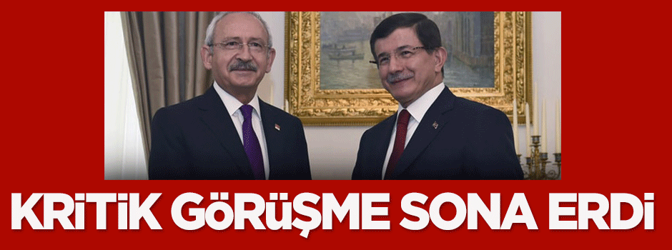 Koalisyon görüşmesi sona erdi