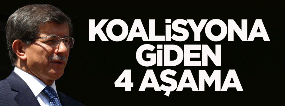 Koalisyona giden 4 aşama