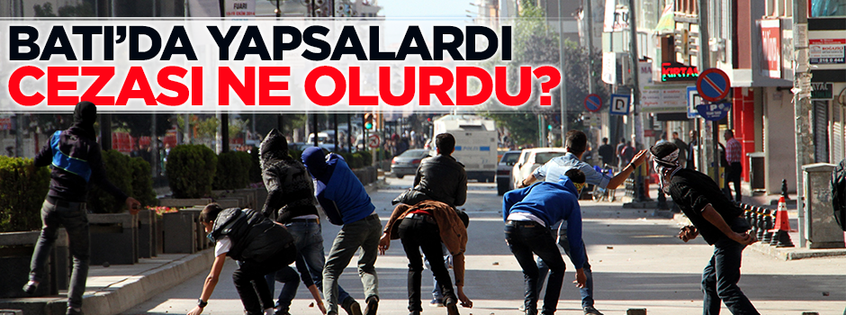 Kobani eylemleri Batı'da olsaydı?