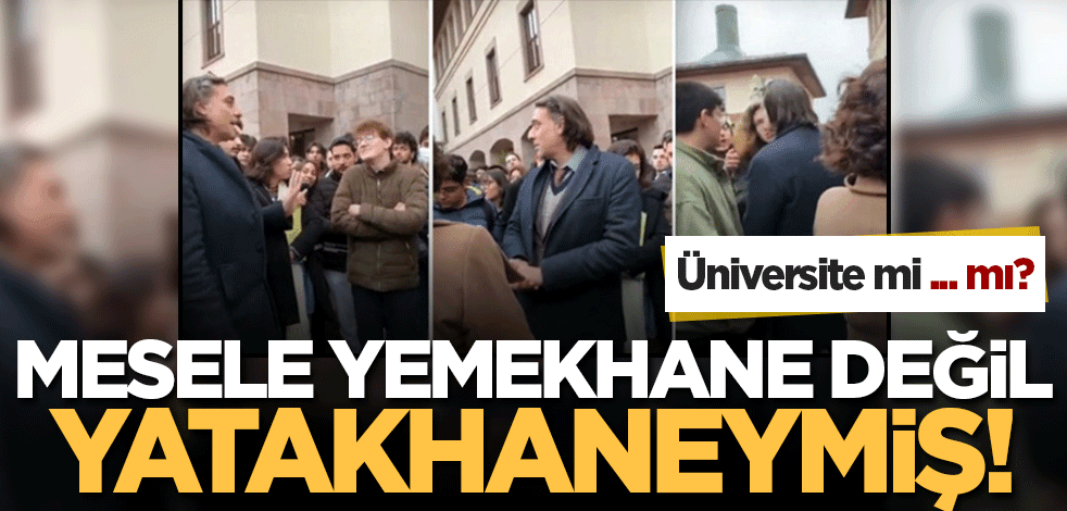 Koç Üniversitesi'nde mesele 'yemekhane' değil 'yatakhaneymiş'! Üniversite mi ... mı?