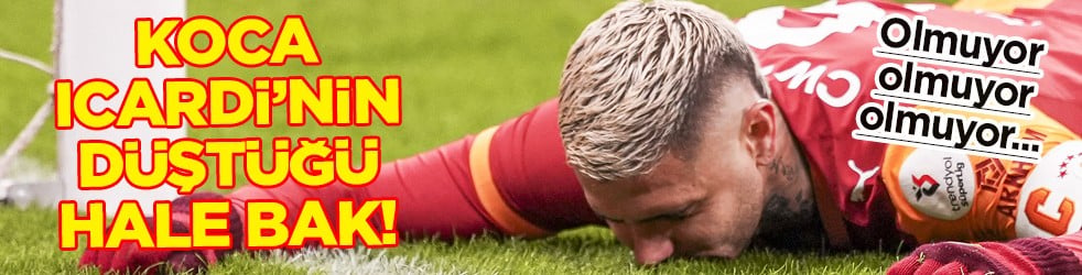 Koca Icardi'nin düştüğü hale bak! Adına şarkılar yazılan adamın hali yürek burkuyor...