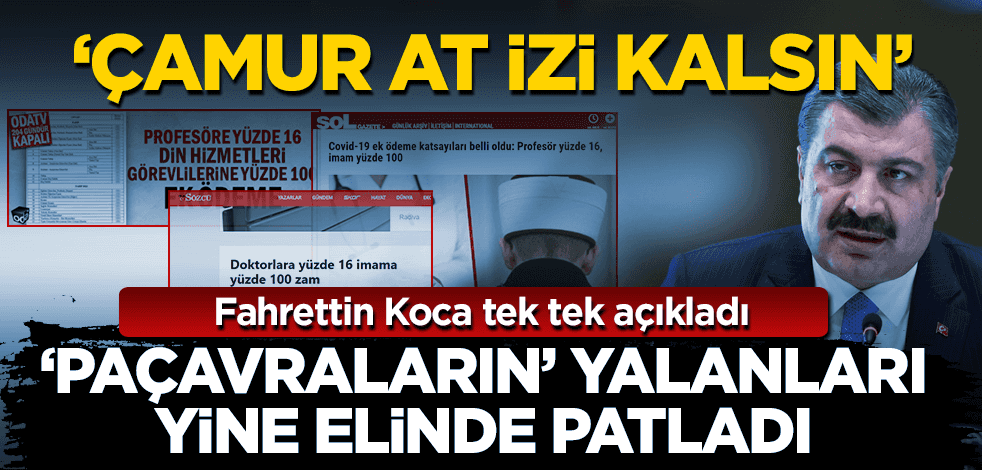 Koca'dan sağlık çalışanlarına ek ödemeyle ilgili açıklama