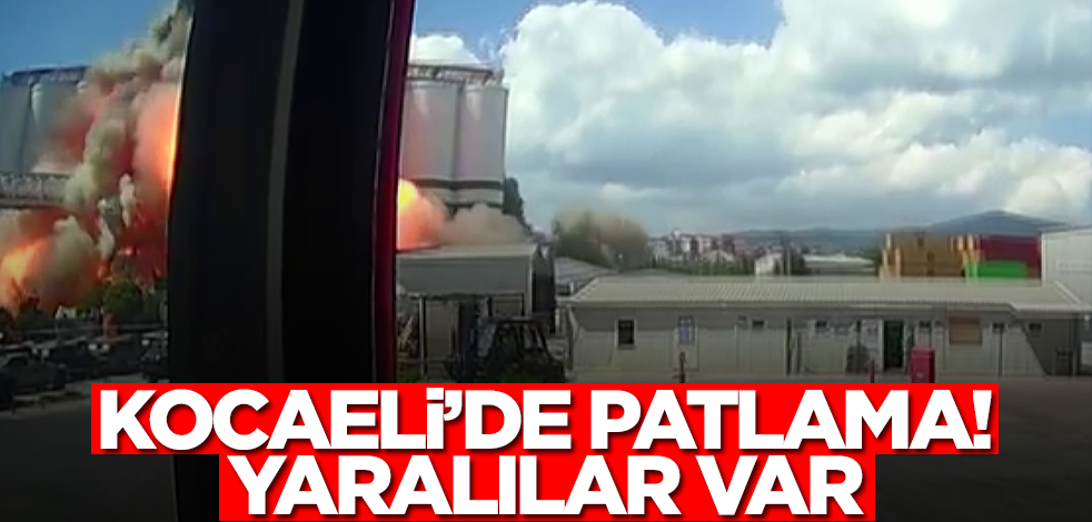 Kocaeli'de korkutan patlama