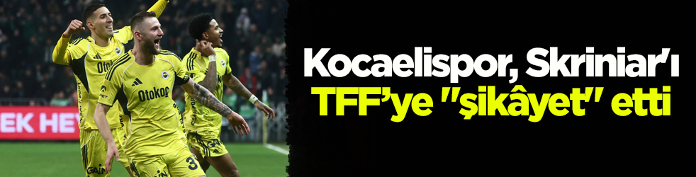 Kocaelispor, Skriniar'ı TFF’ye 