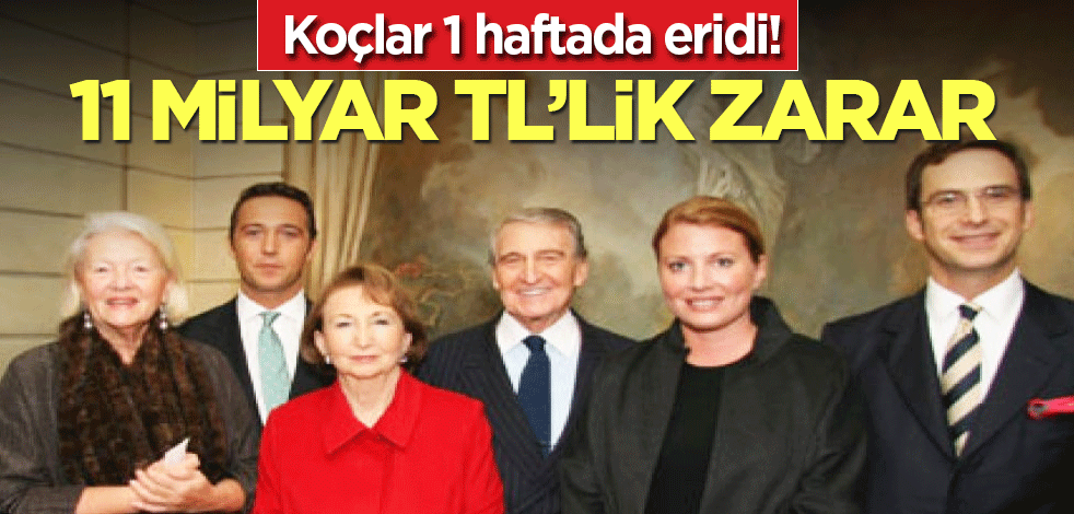 Koçlar 1 haftada eridi! 11 Milyar TL’lik zarar