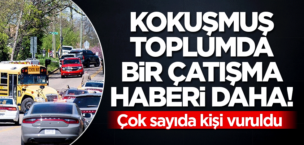 Kokuşmuş toplumdan bir çatışma haberi daha! Çok sayıda vurulan var