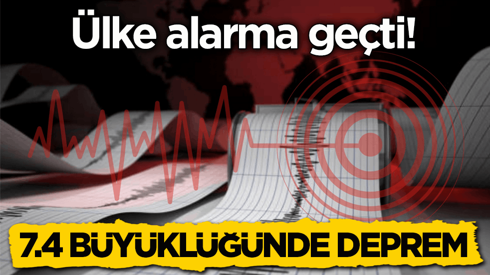 Kolombiya'da 7,4 büyüklüğünde şiddetli deprem! Tsunami uyarısı yapıldı