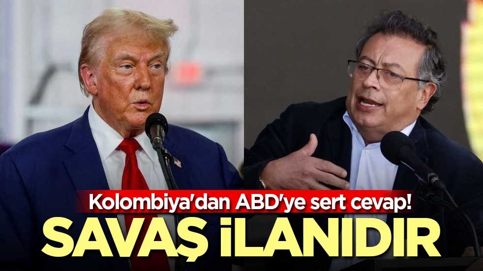 Kolombiya'dan ABD'ye sert cevap! Savaş ilanıdır
