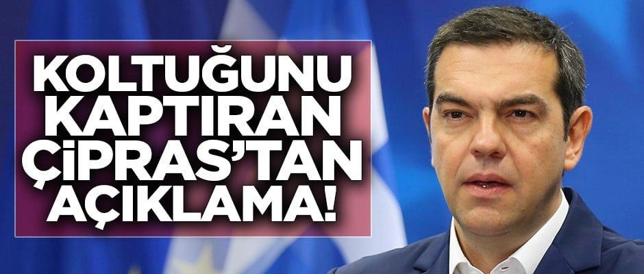 Koltuğunu kaptıran Çipras’tan açıklama!