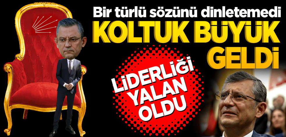 Koltuk büyük geldi! Liderliği yalan oldu