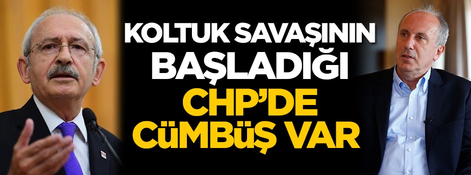 Koltuk savaşının başladığı CHP'de cümbüş var!