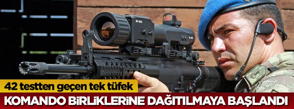 Komando birliklerine milli silah!