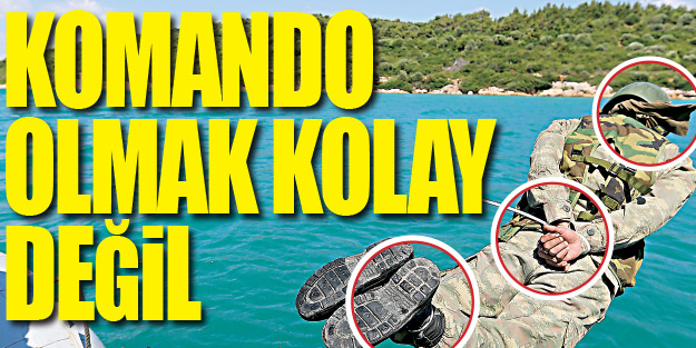 Komando olmak kolay değil