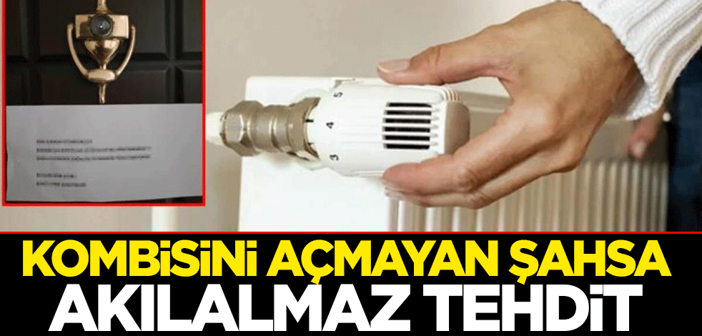 Kombisini açmayan şahsa akılalmaz tehdit