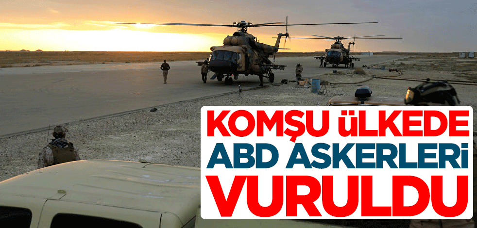 Komşu ülkede ABD askerleri vuruldu