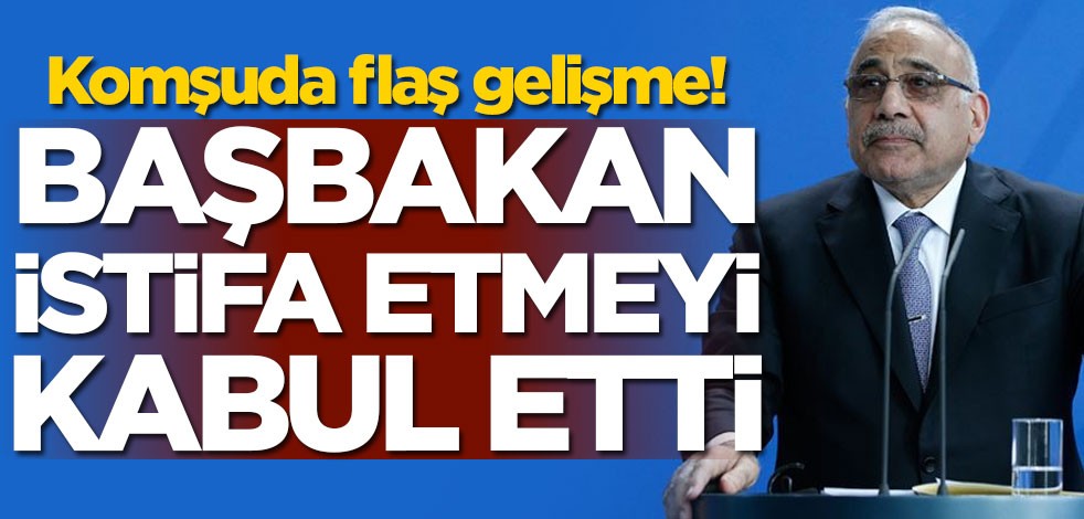 Komşuda flaş gelişme! Başbakan istifa etmeyi kabul etti