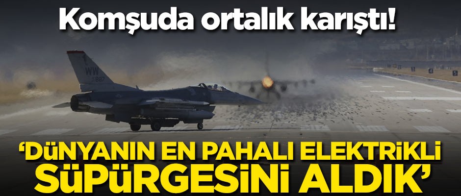 Komşuda ortalık karıştı! 'Dünyanın en pahalı elektrikli süpürgesini aldık'