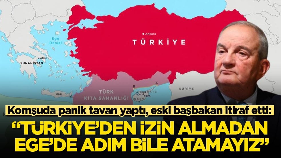 Komşuda panik tavan yaptı, eski başbakan gerçeği itiraf etti: "Türkiye’den izin almadan Ege’de adım bile atamayız"