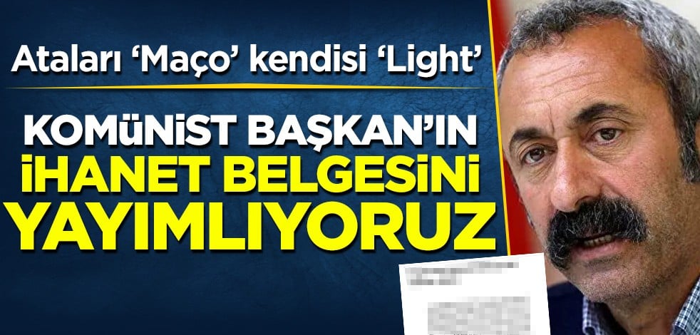 Komünist Başkan Mehmet Maçoğlu, atalarına ihanet etti! Sapkınlara 'izin' kıyağı