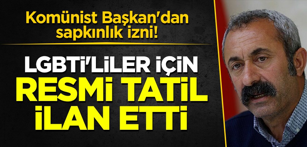 Komünist Başkan'dan sapkınlık izni! LGBTİ'lilere o gün resmi tatil