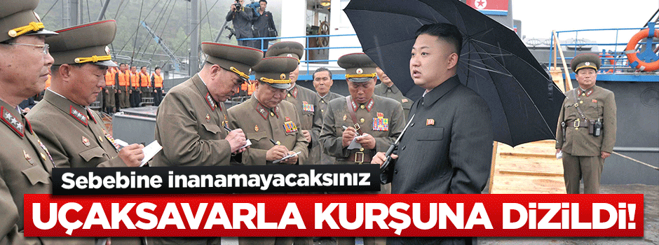 Komünist Kuzey Kore'de Savunma Bakanı uçaksavarla kurşuna dizildi