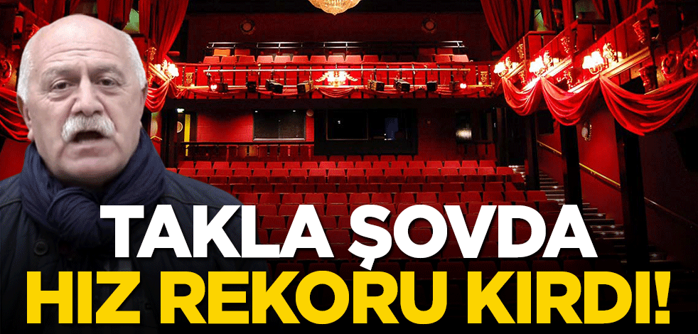 Komünist Orhan Aydın takla şovda hız rekoru kırdı!