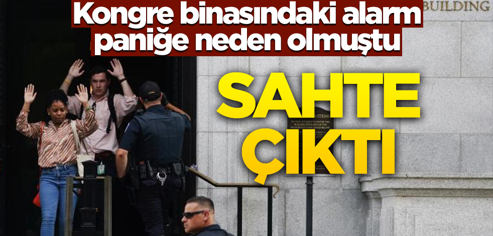Kongre binasındaki alarm paniğe neden olmuştu! Sahte çıktı