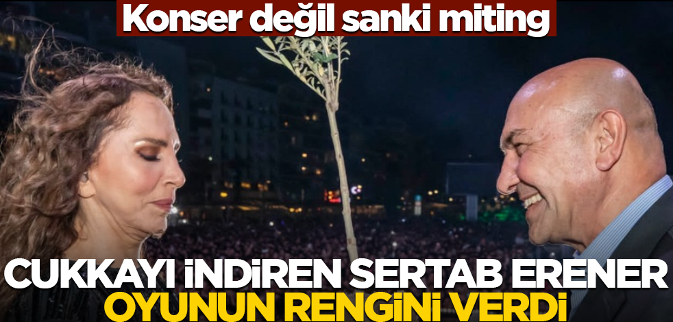 Konser değil sanki miting! Cukkayı indiren Sertab Erener oyunun rengini verdi