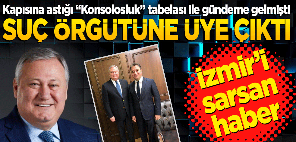 "Konsolos" suç örgütüne üye çıktı