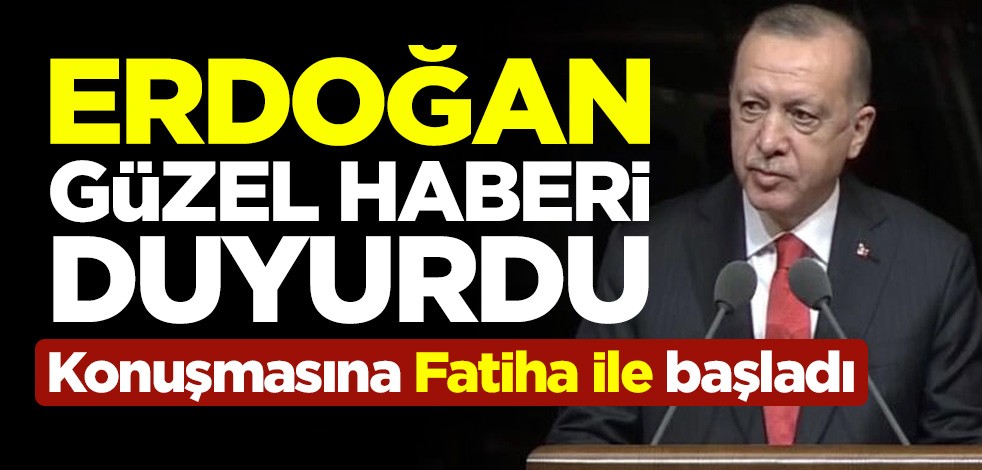 Konuşmasına Fatiha ile başlayan Cumhurbaşkanı Erdoğan güzel haberi böyle verdi: UNESCO temsilcilerine teşekkür ediyorum