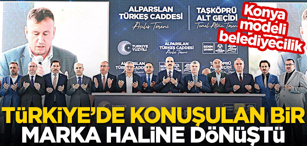 Konya modeli belediyecilik! Türkiye'de konuşulan bir marka haline dönüştü