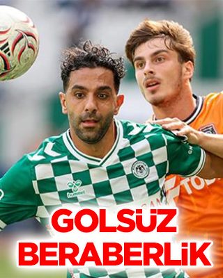 Konyaspor-Başakşehir maçında gol sesi çıkmadı