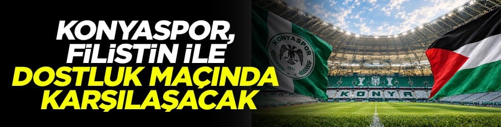 Konyaspor, Filistin ile dostluk maçında karşılaşacak