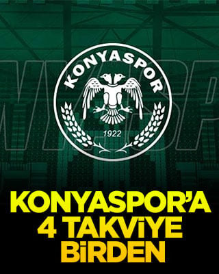 Konyaspor’a 4 takviye birden