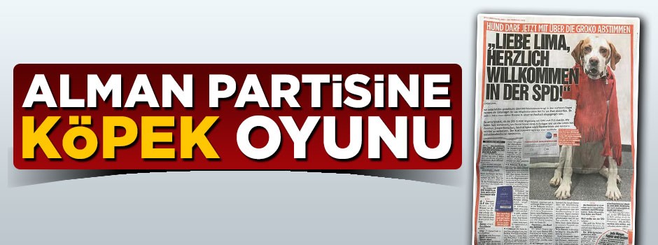 Köpeği Sosyal Demokrat Parti’ye üye yaptılar