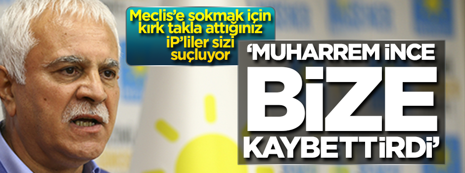 Koray Aydın: Muharrem İnce bize oy kaybettirdi