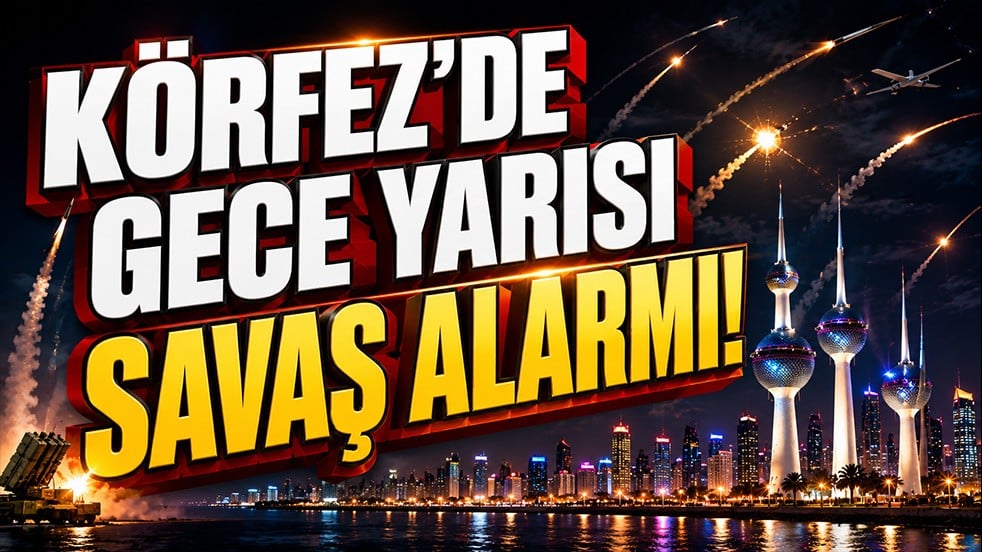 Körfez’de gece yarısı savaş alarmı! Kuveyt’e yeni füze ve İHA saldırısı
