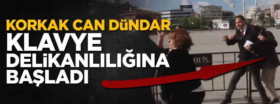 Korkak Can Dündar klavye delikanlılığına başladı
