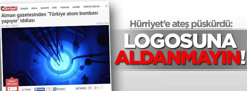 Korkmaz, Hürriyet'e ateş püskürdü