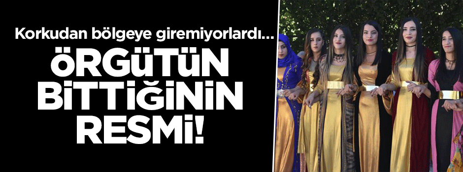 Korkudan bölgeye giremiyorlardı… Örgütün bittiğinin resmi!