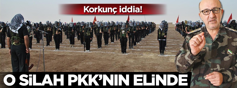 Korkunç iddia: O silah PKK'nın elinde