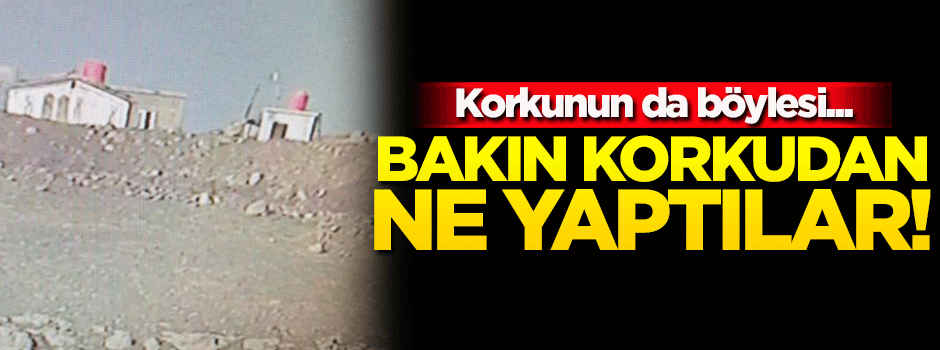 Korkunun da böylesi! Teröristler bakın ne yaptı...