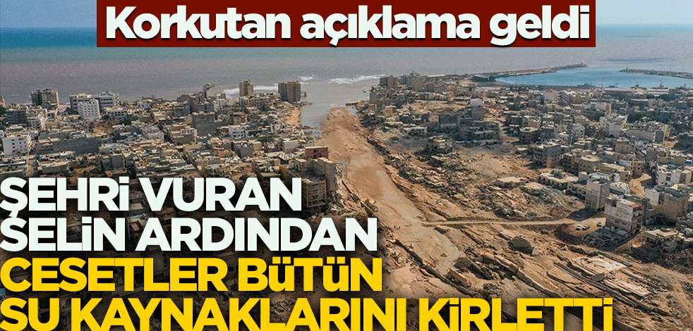 Korkutan açıklama geldi! Şehri vuran selin ardından cesetler bütün su kaynaklarını kirletti