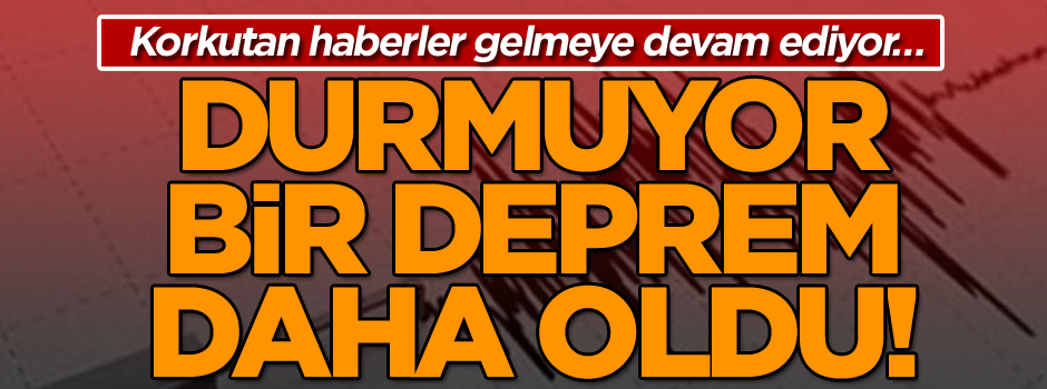 Korkutan haberler gelmeye devam ediyor… Durmuyor yine oldu!