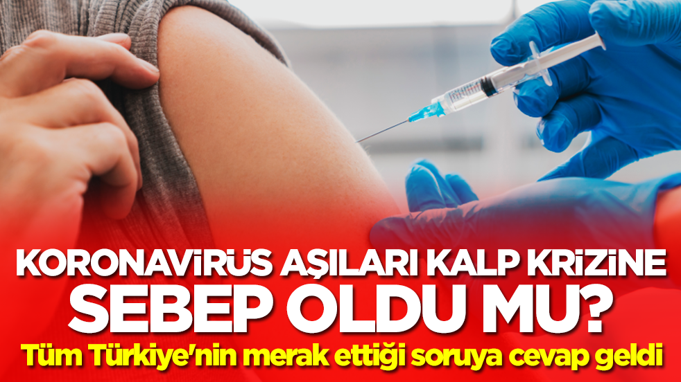 Koronavirüs aşıları kalp krizlerine sebep oldu mu? Tüm Türkiye'nin merak ettiği soruya cevap geldi