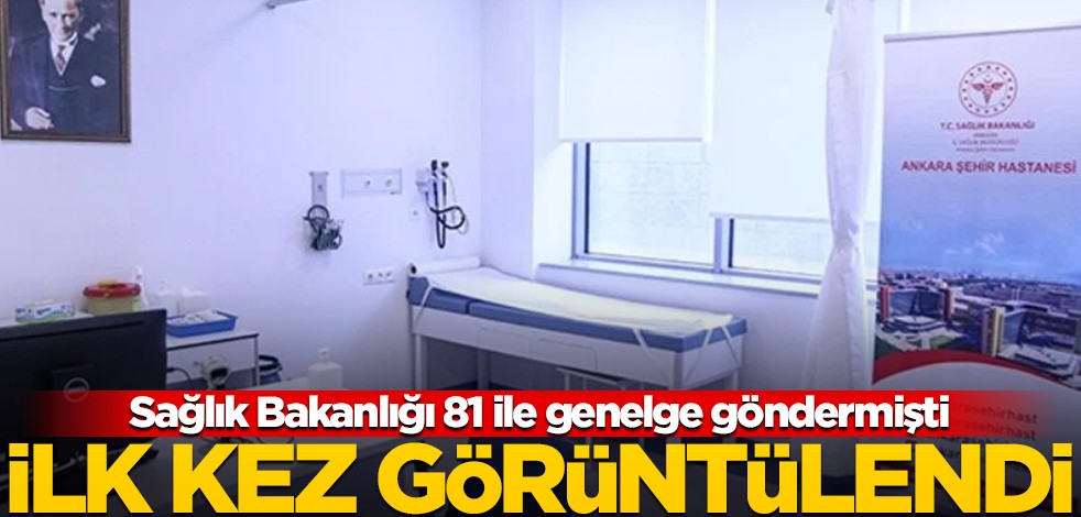 Koronavirüs aşılarının yapılacağı odalar ilk kez görüntülendi