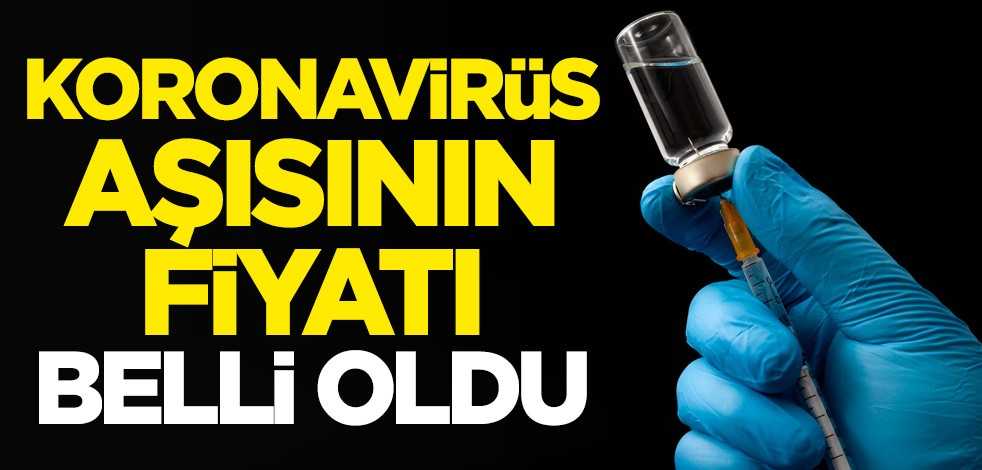 Koronavirüs aşısının fiyatı belli oldu