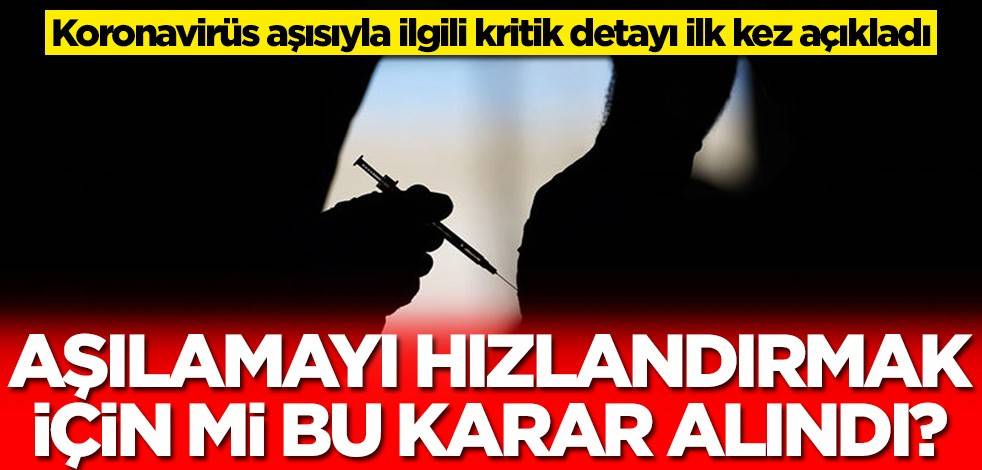 Koronavirüs aşısıyla ilgili kritik detayı Dr. Bülent Polat ilk kez açıkladı: Aşılamayı hızlandırmak için mi bu karar alındı?